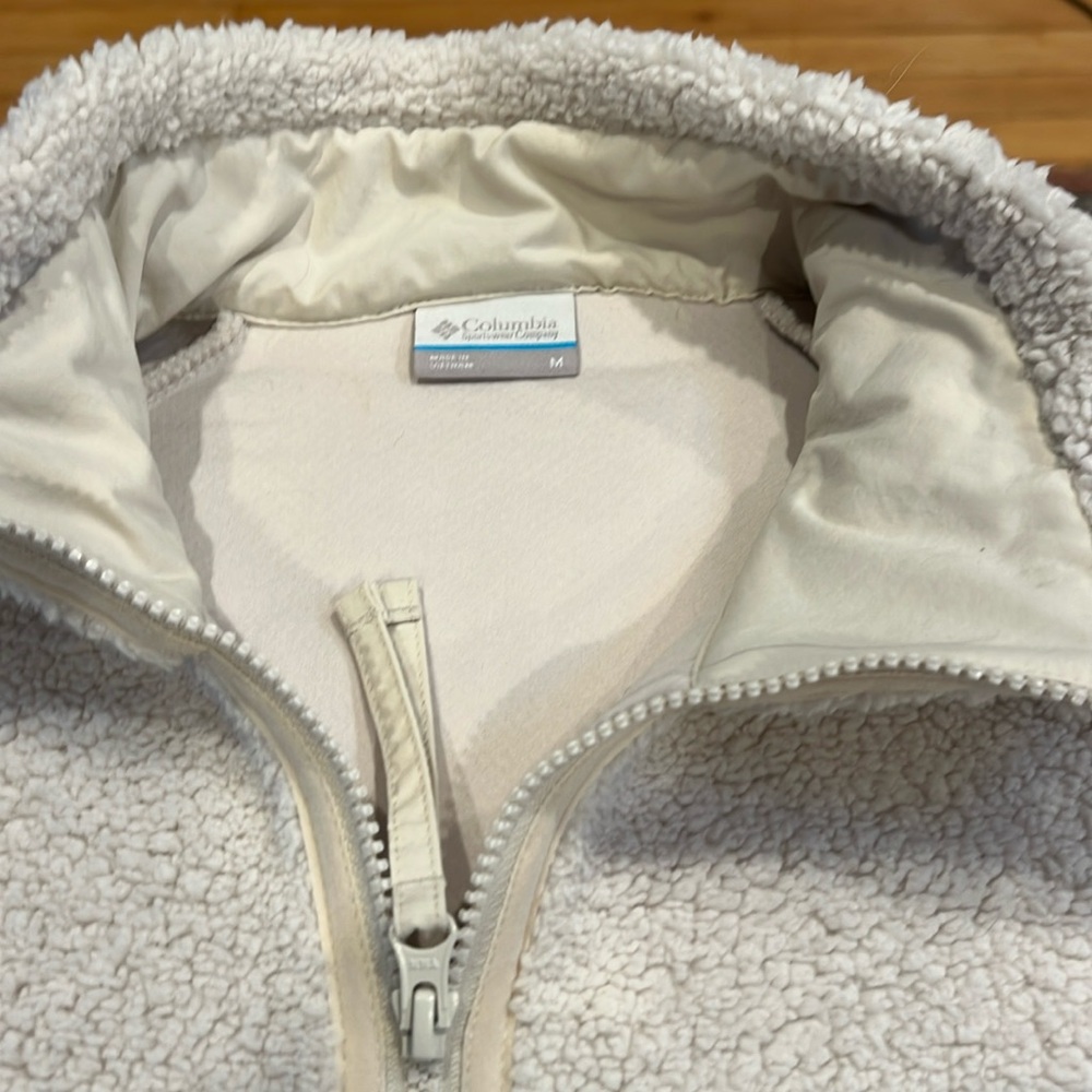 Columbia fleece zip up jacket Size Medium